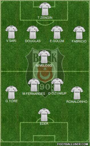 Besiktas JK Formation 2013