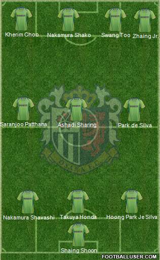 Cerezo Osaka Formation 2013