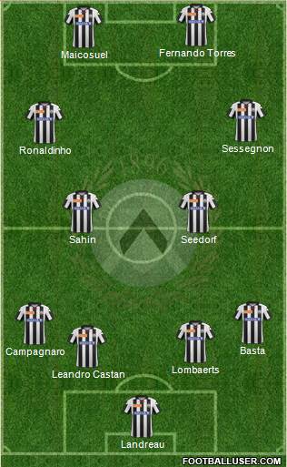 Udinese Formation 2013