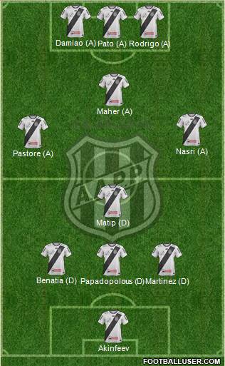 AA Ponte Preta Formation 2013