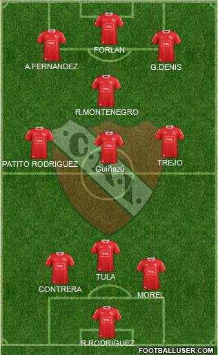 Independiente Formation 2013