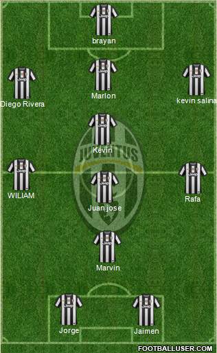 Juventus Formation 2013