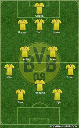 Borussia Dortmund Formation 2013
