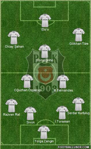 Besiktas JK Formation 2013