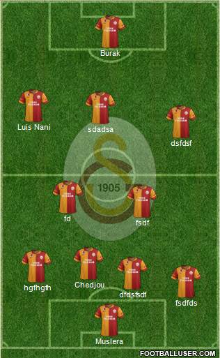 Galatasaray SK Formation 2013