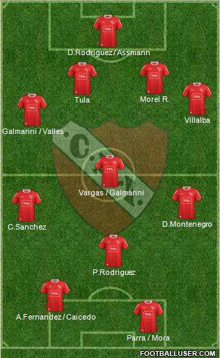 Independiente Formation 2013