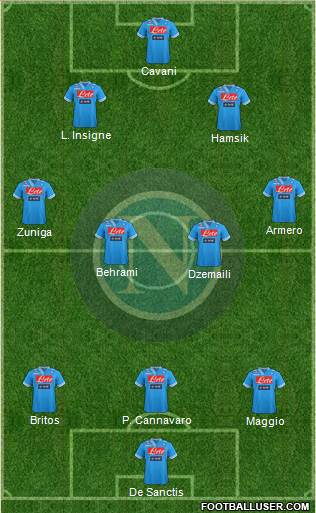 Napoli Formation 2013