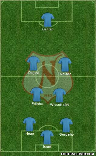 Náutico EC football formation