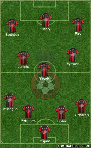 OGC Nice Côte d'Azur Formation 2013
