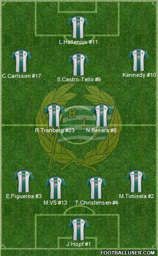 Hammarby IF Formation 2013