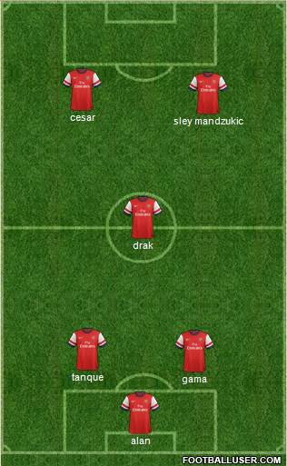 Arsenal Formation 2013