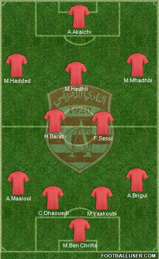 Club Africain Tunis Formation 2013
