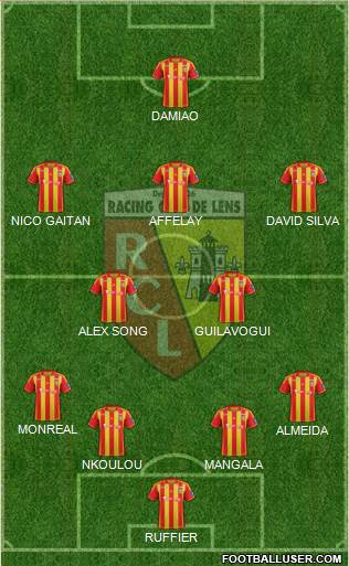 Racing Club de Lens Formation 2013