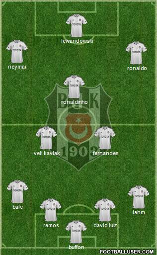 Besiktas JK Formation 2013