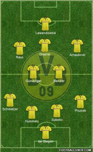 Borussia Dortmund Formation 2013