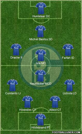 FC Schalke 04 Formation 2013
