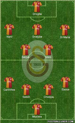 Galatasaray SK Formation 2013