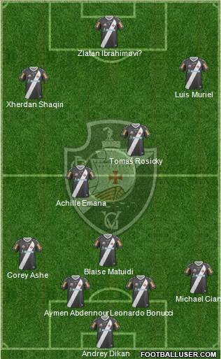 CR Vasco da Gama Formation 2013
