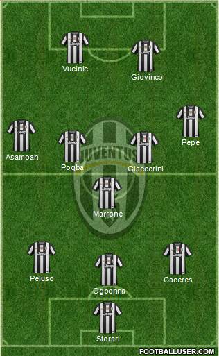Juventus Formation 2013