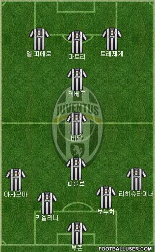 Juventus Formation 2013