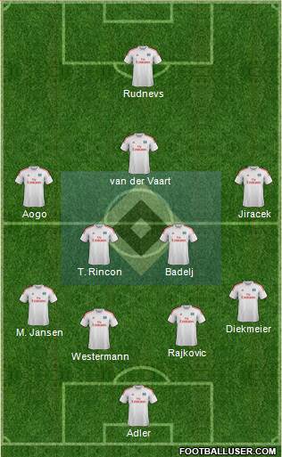Hamburger SV Formation 2013
