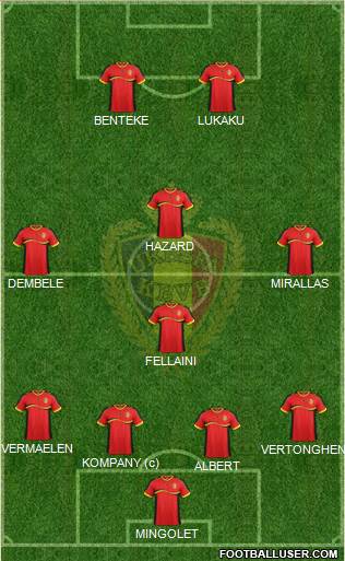 Belgium Formation 2013