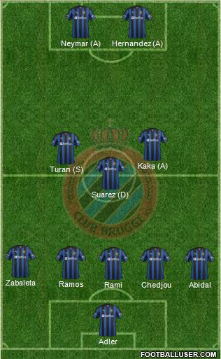 Club Brugge KV Formation 2013