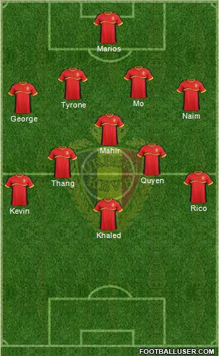 Belgium Formation 2013