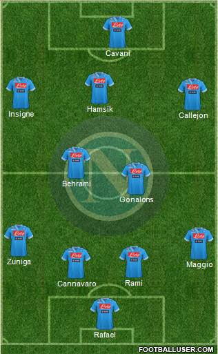 Napoli Formation 2013