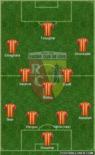 Racing Club de Lens Formation 2013