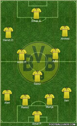Borussia Dortmund Formation 2013