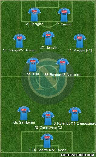 Napoli Formation 2013