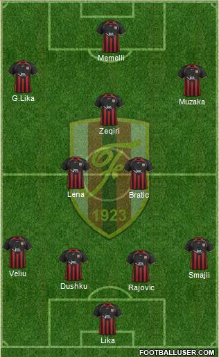 KS Flamurtari Vlorë Formation 2013
