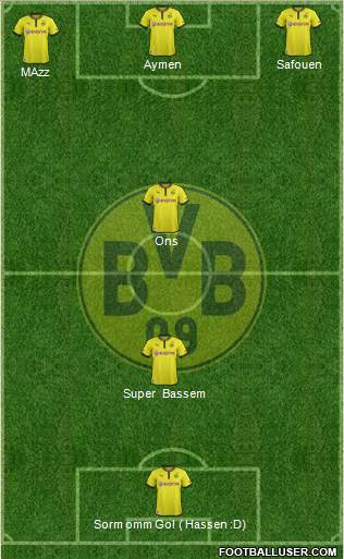 Borussia Dortmund Formation 2013