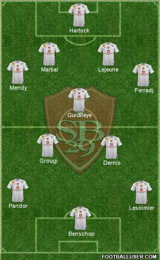 Stade Brestois 29 Formation 2013
