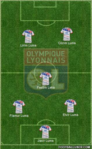 Olympique Lyonnais Formation 2013