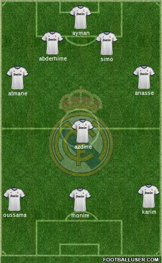R. Madrid Castilla Formation 2013