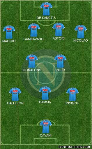 Napoli Formation 2013