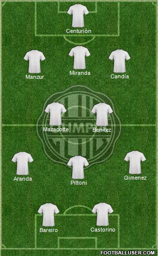 C Olimpia Formation 2013