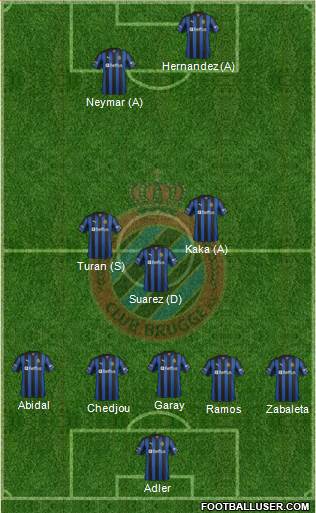 Club Brugge KV Formation 2013
