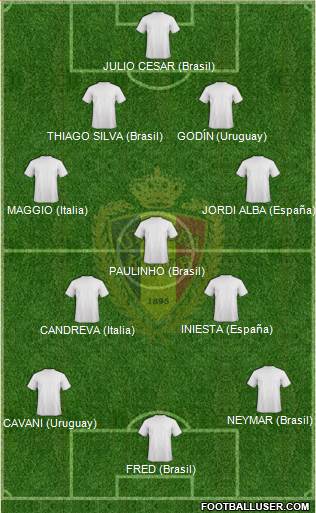 Belgium Formation 2013
