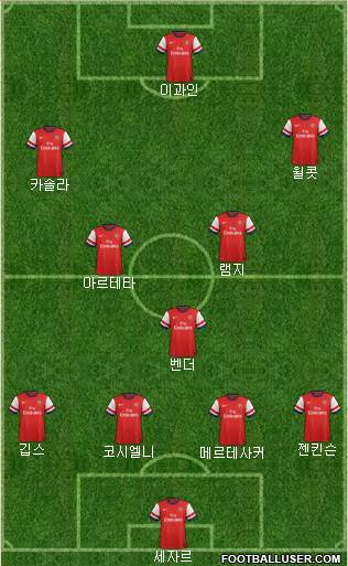 Arsenal Formation 2013