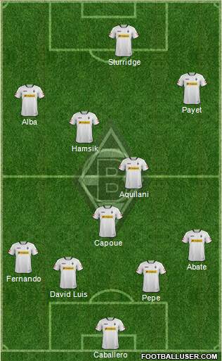 Borussia Mönchengladbach Formation 2013