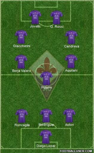 Fiorentina Formation 2013