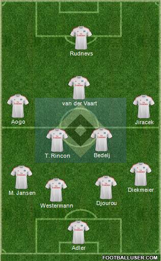 Hamburger SV Formation 2013