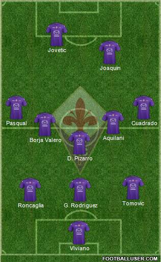 Fiorentina Formation 2013