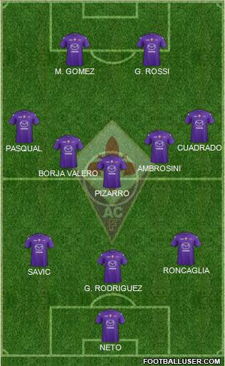 Fiorentina Formation 2013