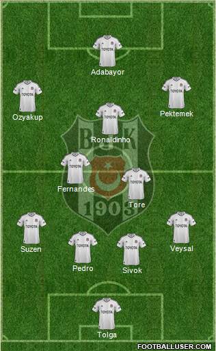 Besiktas JK Formation 2013