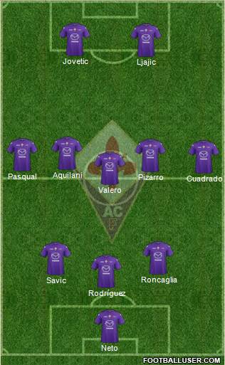 Fiorentina Formation 2013