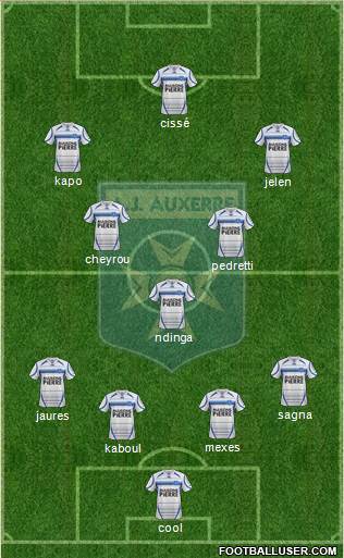 A.J. Auxerre Formation 2013